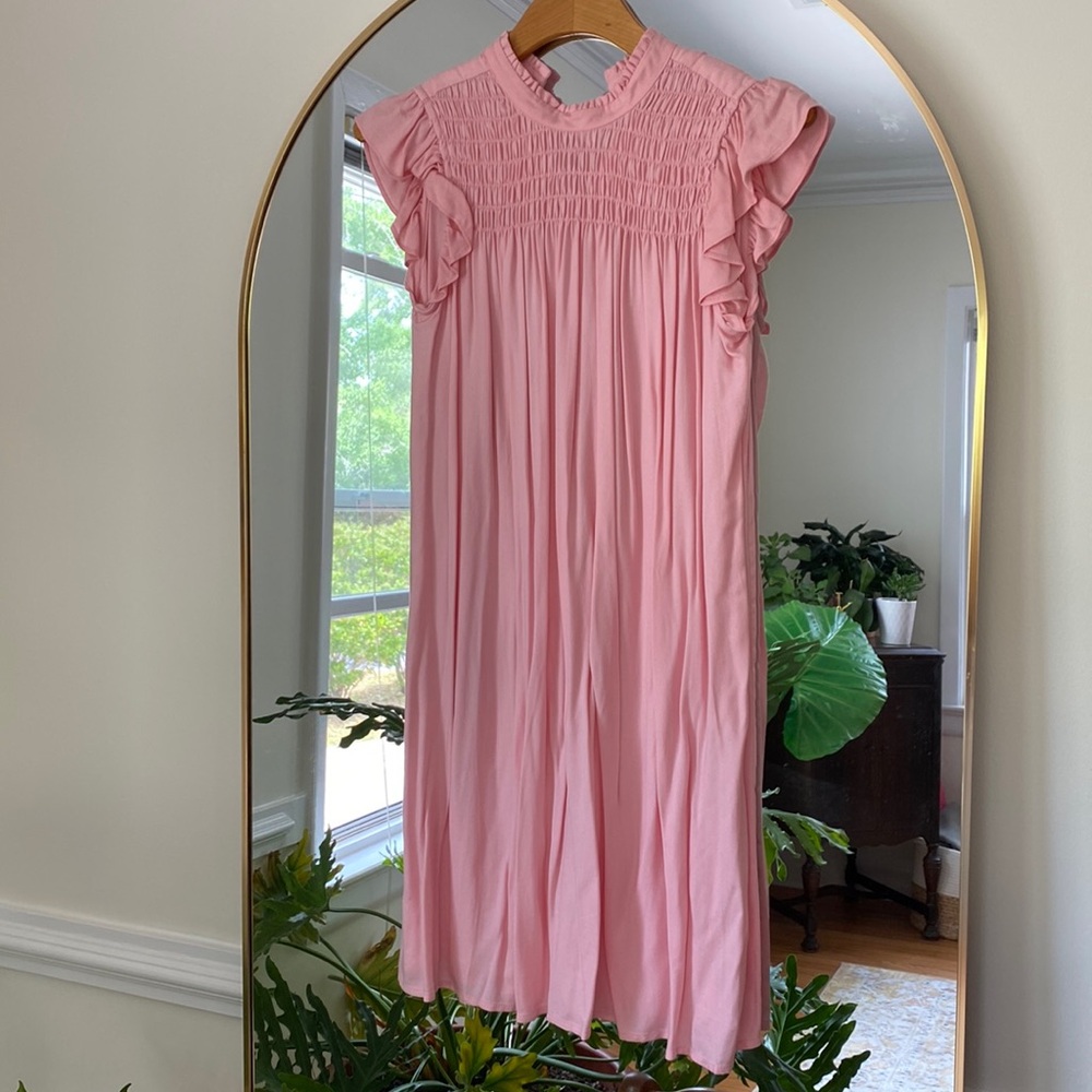 Brand New Crown and Ivy Smocked Dress